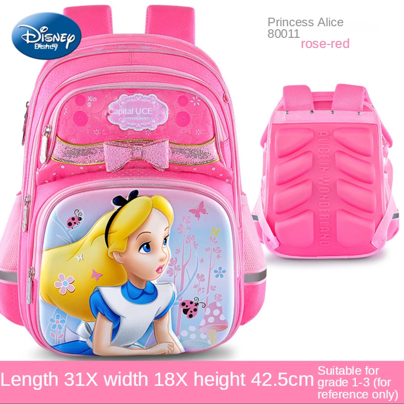 Disney Alice New Bag Pupils 1-3-4 Years Girls Shoulder Bags Korean Version Girls Weight-loss backpack backpack women kawaii 
Disney Alice New Bag Pupils 1-3-4 Years Girls Shoulder Bags Korean Version Girls Weight-loss backpack backpack women kawaii
