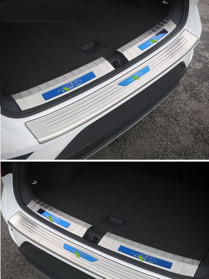 2018 2019 2020 2021 for Volkswagen VW T-ROC Rear guard Threshold Trunk trim Refit Dedicated interior accessories
2018 2019 2020 2021 for Volkswagen VW T-ROC Rear guard Threshold Trunk trim Refit Dedicated interior accessories