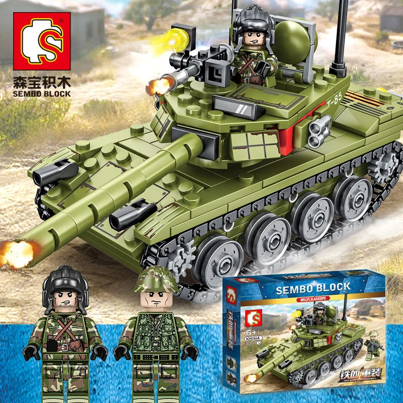 Mould King Senbo 105514 Iron Blood Heavy 85 Military Tank DIY Small Particle Model Boy's Building Block Toy
Mould King Senbo 105514 Iron Blood Heavy 85 Military Tank DIY Small Particle Model Boy's Building Block Toy