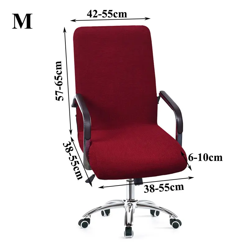 S/M/L Stretch Office Computer Chair Cover Rotating Desk Seat Spandex Waterproof Elastic Chair Slipcover Washable Removable
S/M/L Stretch Office Computer Chair Cover Rotating Desk Seat Spandex Waterproof Elastic Chair Slipcover Washable Removable