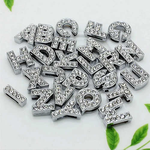 8mm A-Z Full Rhinestones Pendant Slide Letter Fit For DIY Gift Charm Leather Wristband Bracelet Belt Necklace Jewelry Accessory
8mm A-Z Full Rhinestones Pendant Slide Letter Fit For DIY Gift Charm Leather Wristband Bracelet Belt Necklace Jewelry Accessory