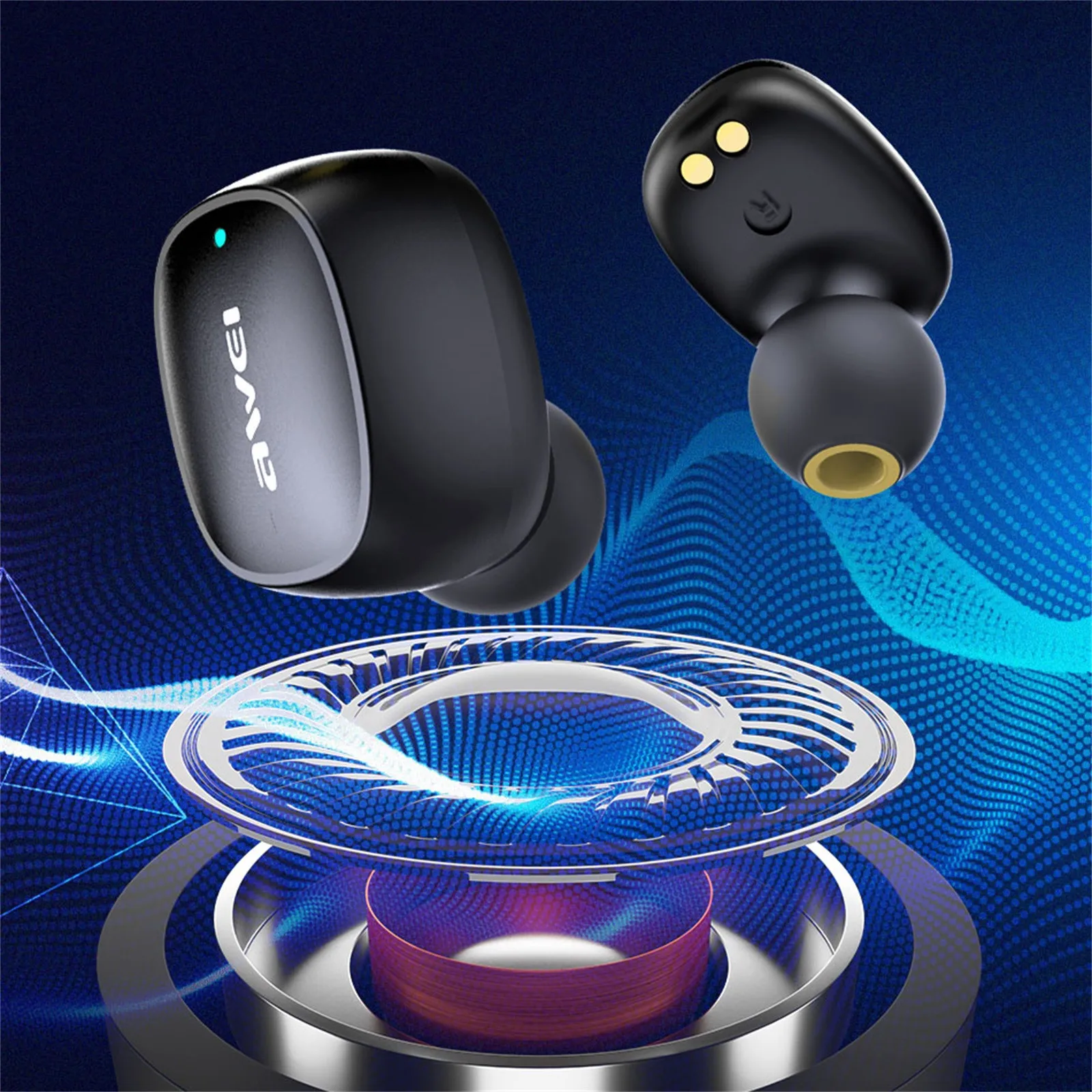 TWS AWEI-T13 Bluetooth 5.0headset Wireless Earphones Mini Earbuds Stereo Headphones Auricular bluetooth inalmbrico
TWS AWEI-T13 Bluetooth 5.0headset Wireless Earphones Mini Earbuds Stereo Headphones Auricular bluetooth inalmbrico