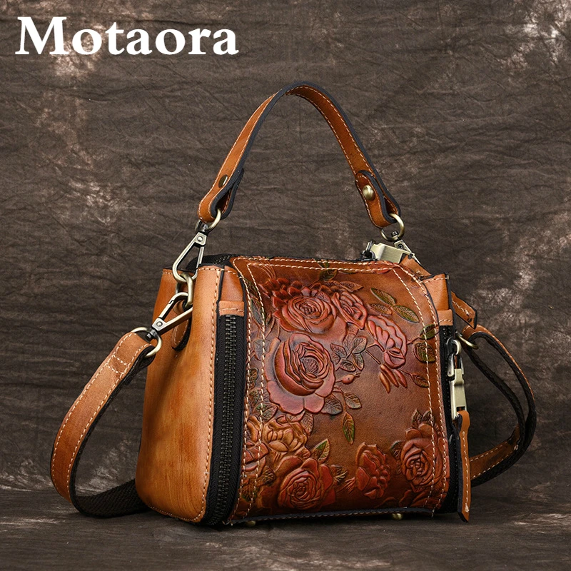 MOTAORA Retro Women Bag Genuine Leather Top-handle Bags For Women Vintage Chinese Style Shoulder Bag Ladies Embossed Bags Female
MOTAORA Retro Women Bag Genuine Leather Top-handle Bags For Women Vintage Chinese Style Shoulder Bag Ladies Embossed Bags Female