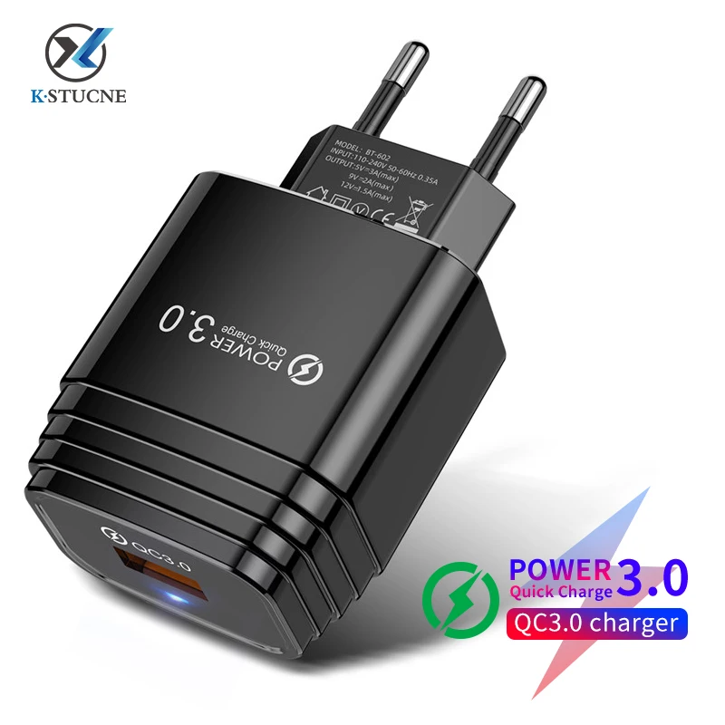 5V 3A Универсальное зарядное устройство EU US USB Быстрая зарядка 3 0 для банка питания