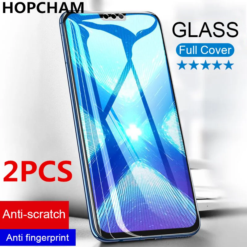 2 шт. Защитное стекло для Huawei Honor 7x закаленное защита экрана полное покрытие на Bnd