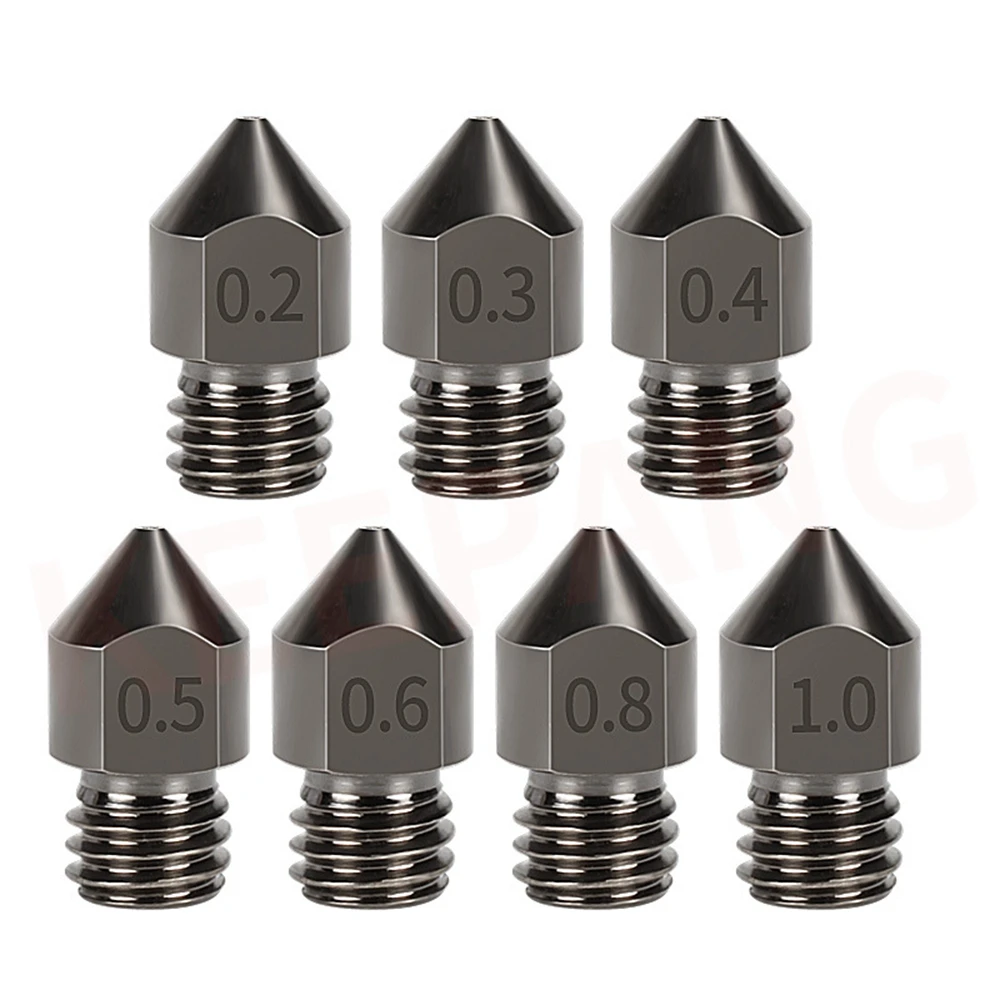 MK7 MK8 Nozzle Super Hard Steel Mold Steel Corrosion-Resistant Extruder M6 Thread For 1.75mm Filament 3D Printer Nozzle Parts
MK7 MK8 Nozzle Super Hard Steel Mold Steel Corrosion-Resistant Extruder M6 Thread For 1.75mm Filament 3D Printer Nozzle Parts