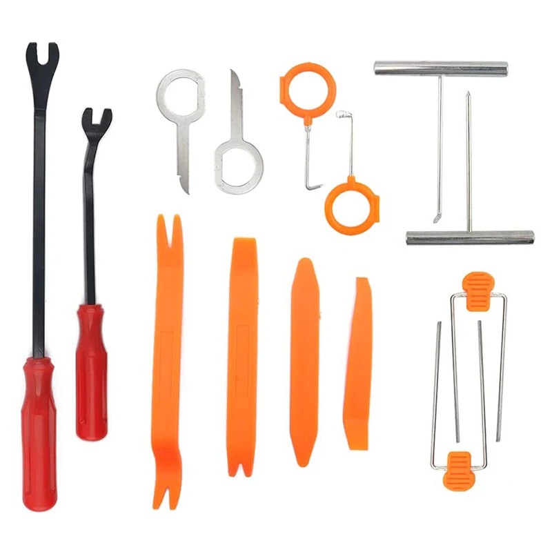 Trim Removal Tool Set, Car Door Panel Tool Radio Auto Clip Pliers Removal Tool Kit, Fastener Remover Tool Kit
Trim Removal Tool Set, Car Door Panel Tool Radio Auto Clip Pliers Removal Tool Kit, Fastener Remover Tool Kit