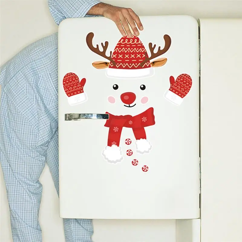 1 Sheet Christmas Fridge Stickers Self-adhesive Party Snowman Design Fridge Decals
1 Sheet Christmas Fridge Stickers Self-adhesive Party Snowman Design Fridge Decals