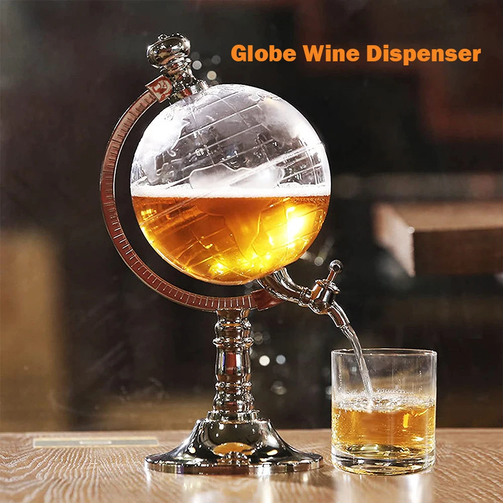 3.5L Globe Wine Whiskey Decanter Alcohol Dispenser Beer Liquor Dispensing Strainers with Faucet Party Bar Supply Creative Gift
3.5L Globe Wine Whiskey Decanter Alcohol Dispenser Beer Liquor Dispensing Strainers with Faucet Party Bar Supply Creative Gift
