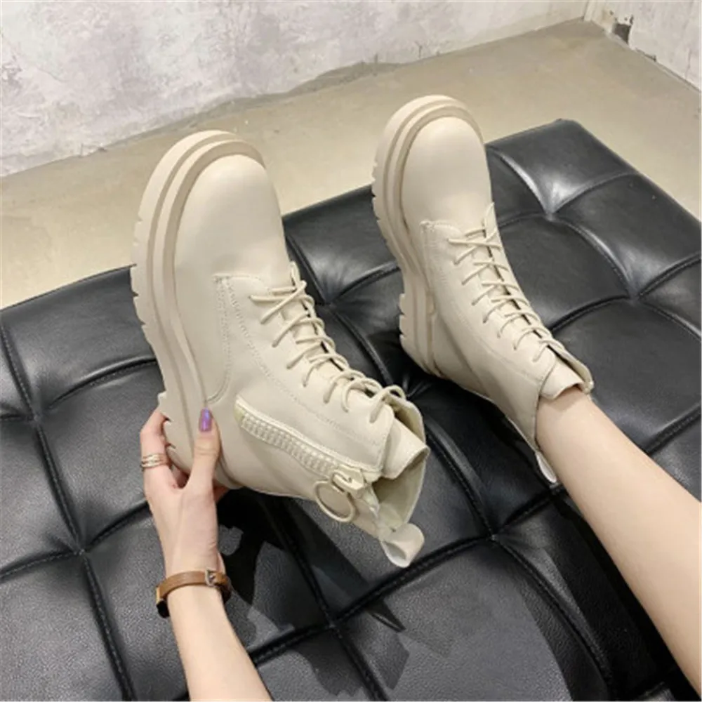 New Woman Shoe Leather Ankle Boots For Women Spring Sneakers Square Heel Boot Ladies Black Beige Shoes Woman Autumn Ankle Boots
New Woman Shoe Leather Ankle Boots For Women Spring Sneakers Square Heel Boot Ladies Black Beige Shoes Woman Autumn Ankle Boots