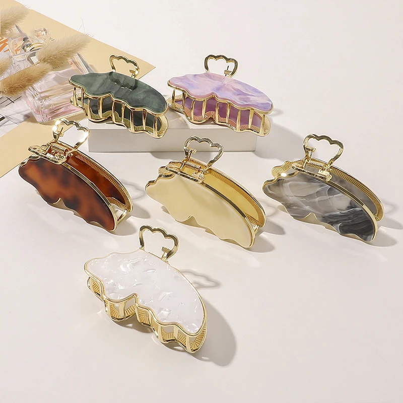 Alloy Geometric Hair Clip for Women Girls Acetate Hair Claw Barrettes Hair Crab Hairpins Fashion Hair Accessories Wholesale
Alloy Geometric Hair Clip for Women Girls Acetate Hair Claw Barrettes Hair Crab Hairpins Fashion Hair Accessories Wholesale