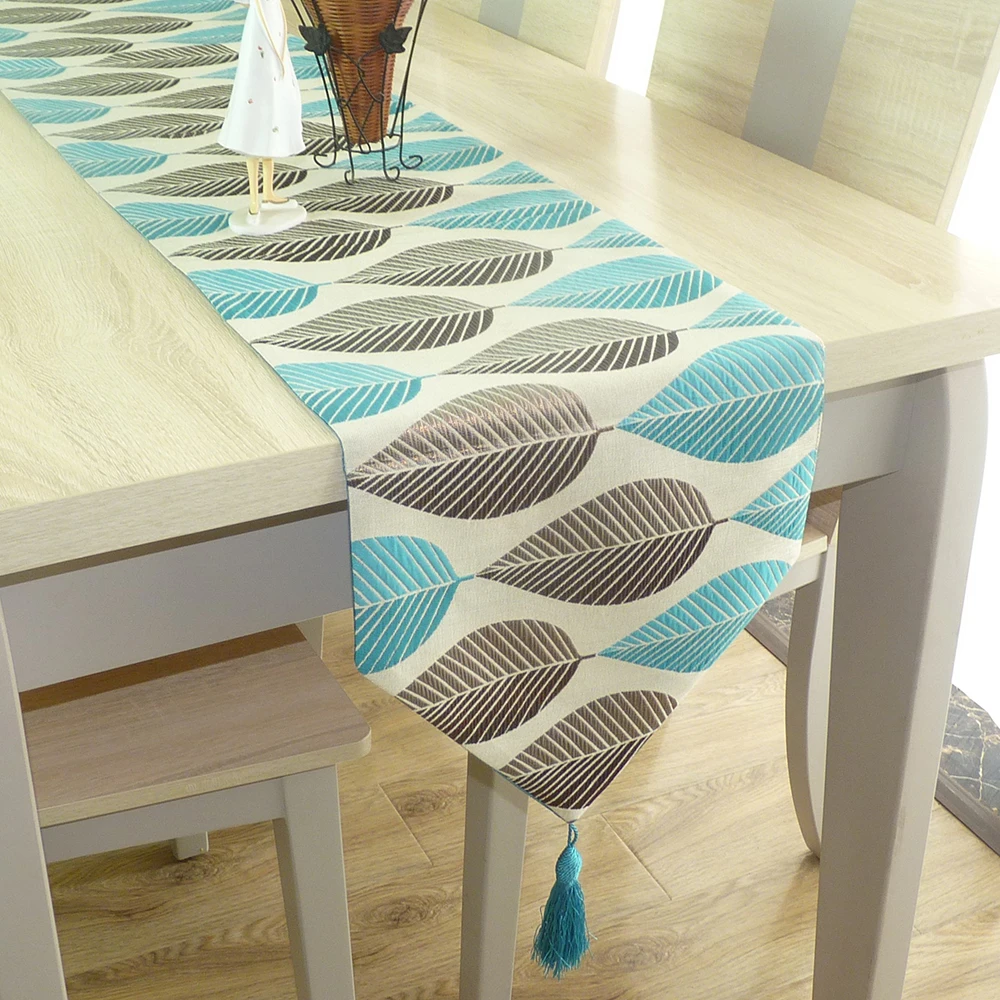 180x32cm Table Runner Modern Leaves Pattern European Tassel Table Flag Simple Fresh Bed Banners for Home Decoration 120x32cm
180x32cm Table Runner Modern Leaves Pattern European Tassel Table Flag Simple Fresh Bed Banners for Home Decoration 120x32cm