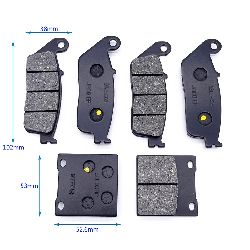 

Motorcycle Front & Rear Brake Pads Disks For Suzuki RF400 & RF 600 RF600 R 93-97 GSX 400 94-96 For GSF650 GSF 650 Bandit 95-99