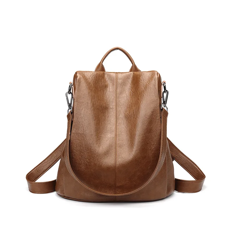 2021 Euro-American Style Leather Shoulder Bag lady's Multi-functional Travel Backpack
2021 Euro-American Style Leather Shoulder Bag lady's Multi-functional Travel Backpack