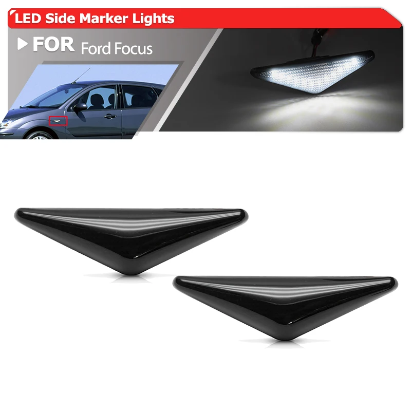 Smoked White Led Side Marker Indicator Turn Signal For Ford Focus I 1999-2004 Ford Mondeo III 2000-2007
Smoked White Led Side Marker Indicator Turn Signal For Ford Focus I 1999-2004 Ford Mondeo III 2000-2007