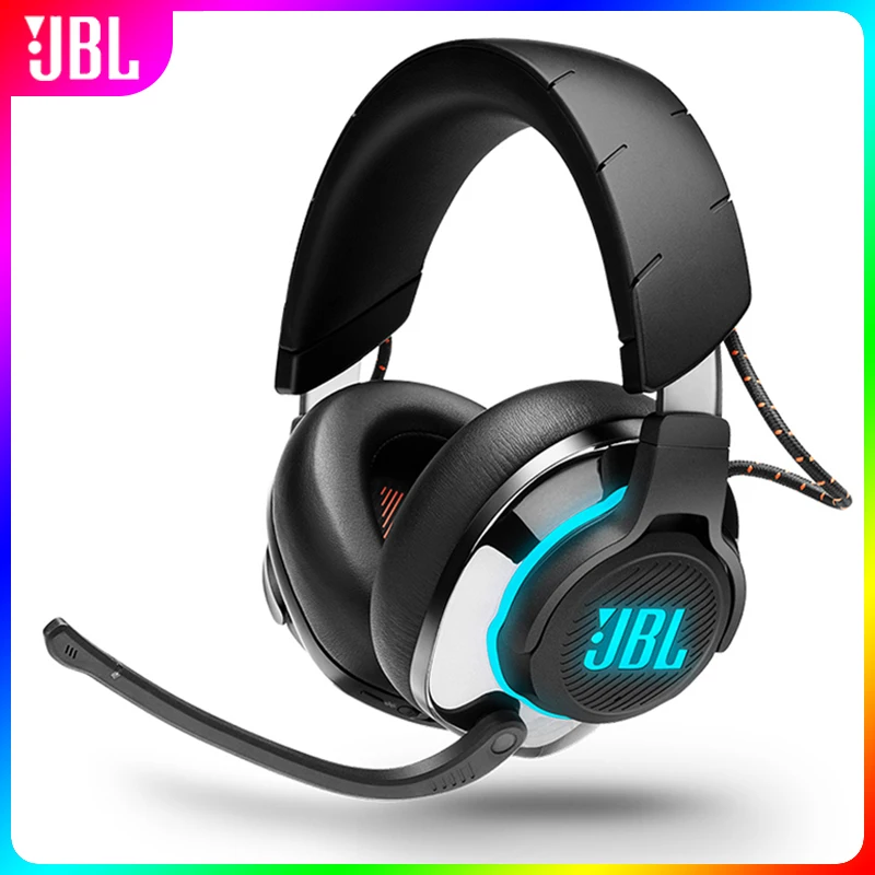 

JBL Quantum 800 Wireless Over-ear Gaming Headset with Active Noise Cancelling for PlayStation/Nintendo Switch/iPhone/Mac//VR