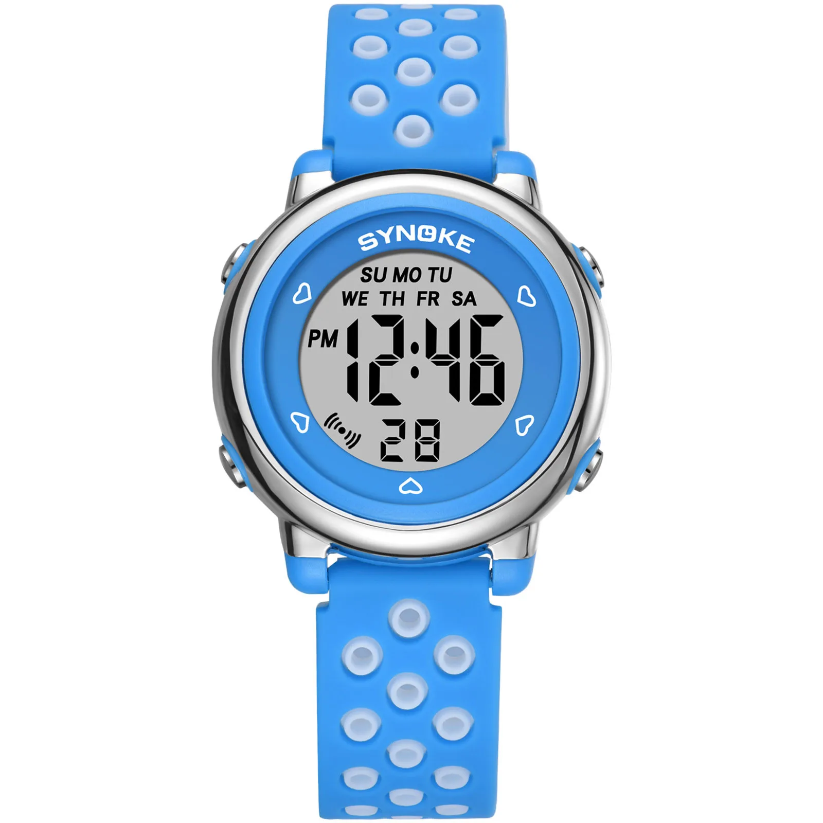 Children's watch digital multifunctional sports waterproof alarm clock large screen luminous two-color colorful watch 50*
Children's watch digital multifunctional sports waterproof alarm clock large screen luminous two-color colorful watch 50*
