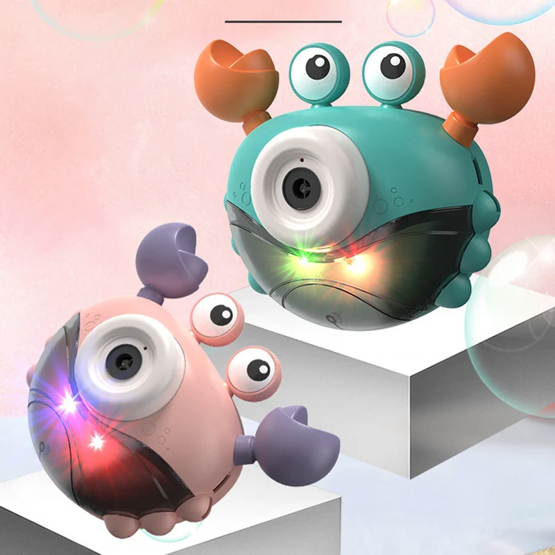 Hot Crab Bath Toy Bubble Bath Maker for The Bathtub Blows Bubbles Songs Bubble Machine Toddler Kids Bath Toys Camera Shape
Hot Crab Bath Toy Bubble Bath Maker for The Bathtub Blows Bubbles Songs Bubble Machine Toddler Kids Bath Toys Camera Shape