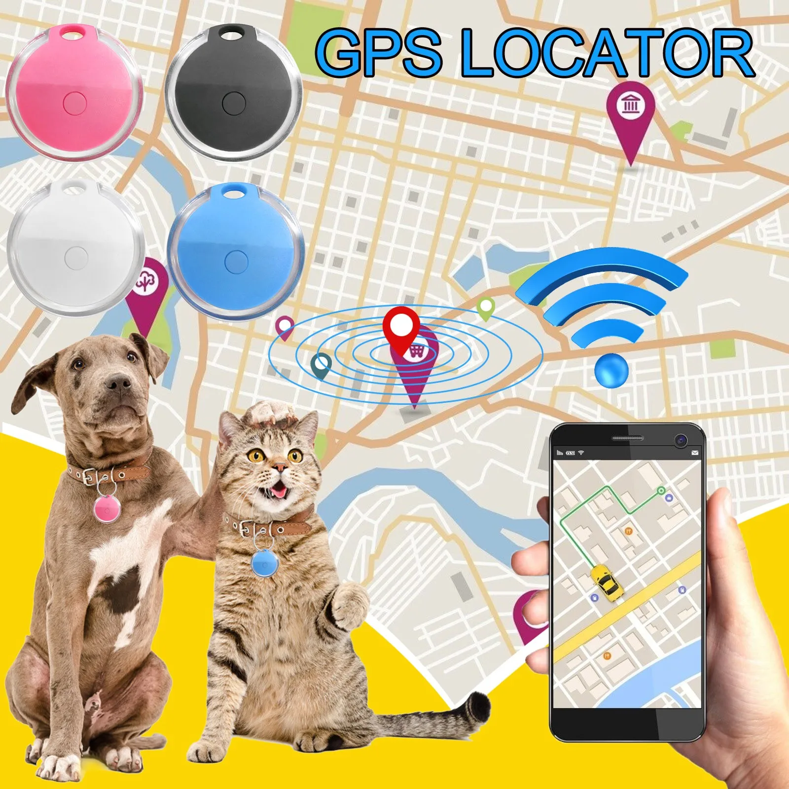 Мини-локатор для домашних животных, GPS-трекер для отслеживания, устройство против потери, локатор-трассировщик для домашних животных, собак,...
Мини-локатор для домашних животных, GPS-трекер для отслеживания, устройство против потери, локатор-трассировщик для домашних животных, собак,...