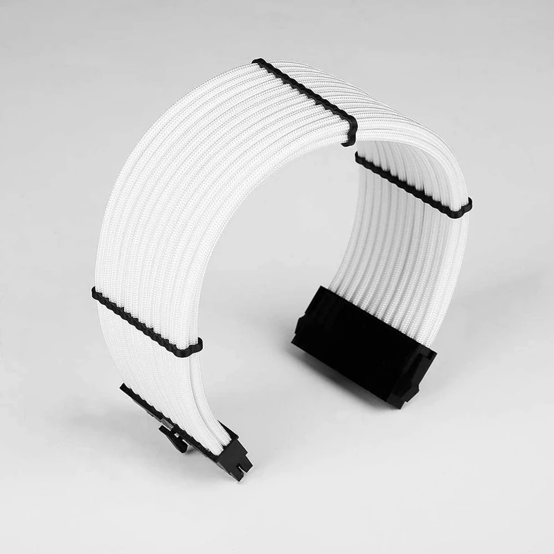 Computer Power Motherboard 24P CPU8P Card 6 + 2P Pci-E6P Very Soft Nylon Braided Adapter Extension Cable White
Computer Power Motherboard 24P CPU8P Card 6 + 2P Pci-E6P Very Soft Nylon Braided Adapter Extension Cable White
