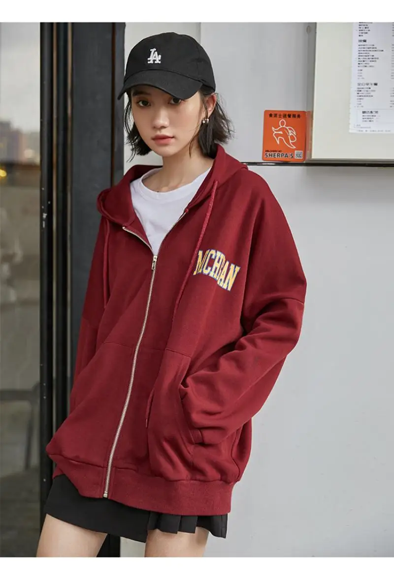 2021 Spring New Korean Printed Hooded Lazy BF Wind Jacket Student Loose Zipper Long Sleeve Sweater Female Trend
2021 Spring New Korean Printed Hooded Lazy BF Wind Jacket Student Loose Zipper Long Sleeve Sweater Female Trend