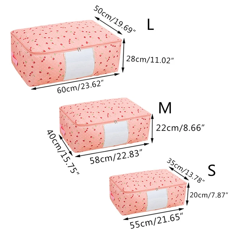 Foldable Clothes Storage Bags Quilt Storage Box WaterProof Home Quilt Organizer Portable Travel Luggage Closet Organizer
Foldable Clothes Storage Bags Quilt Storage Box WaterProof Home Quilt Organizer Portable Travel Luggage Closet Organizer