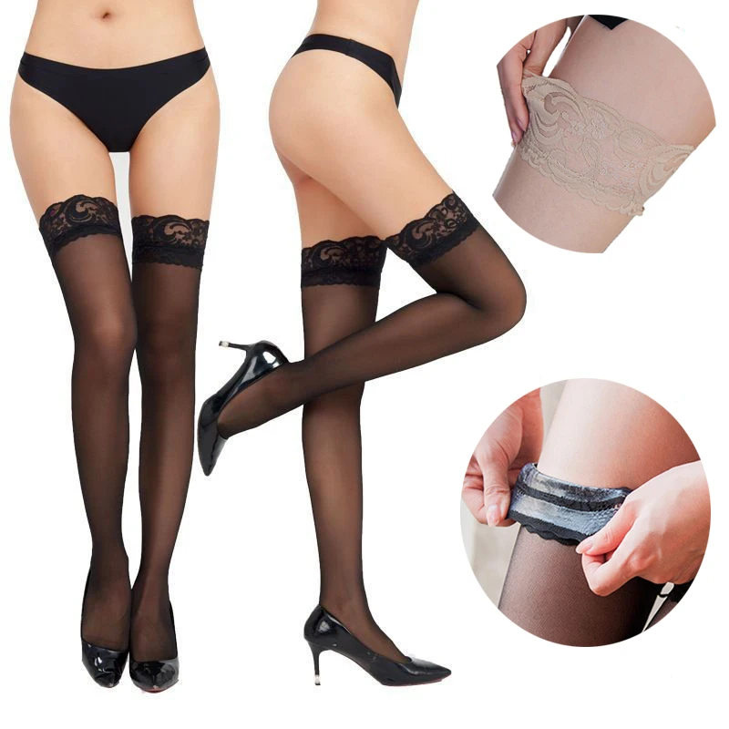 Women Lady Girl Non Slip Silicone Peacock Lace Sexy Stockings Transparent Hosiery Breathable Tiptoe New Fashion
Women Lady Girl Non Slip Silicone Peacock Lace Sexy Stockings Transparent Hosiery Breathable Tiptoe New Fashion