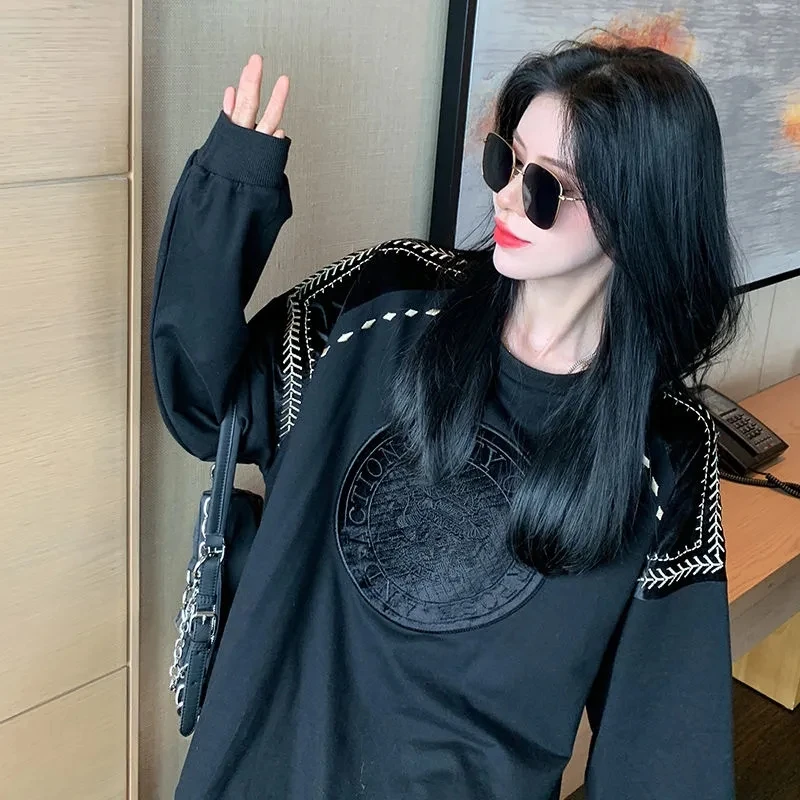 New 2022 Ladies Spring Autumn Femme Hoodie Tops For Women Large Long Sleeve Pull Black Thick Harajuku Sweatshirt Ropa Mujer
New 2022 Ladies Spring Autumn Femme Hoodie Tops For Women Large Long Sleeve Pull Black Thick Harajuku Sweatshirt Ropa Mujer
