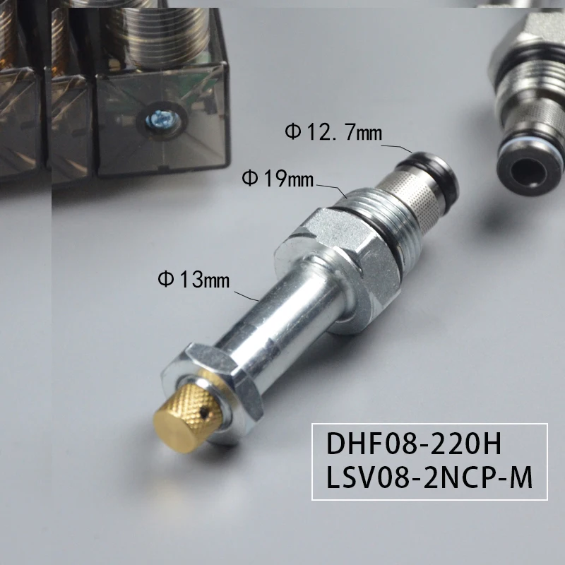 Hydraulic Threaded Cartridge Solenoid Valve Pressure Relief Two-position Two Normally Closed DHF08-220H (LSV08-2NCPM)
Hydraulic Threaded Cartridge Solenoid Valve Pressure Relief Two-position Two Normally Closed DHF08-220H (LSV08-2NCPM)