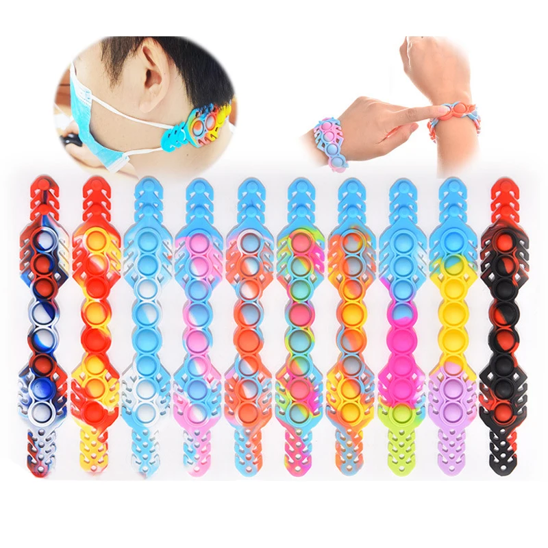 Children Kids Adult Fidget Bangles For Children Push Bubble Dimple Bracelet Decompression Anti Stress Reliever Sensory Toy Gift
Children Kids Adult Fidget Bangles For Children Push Bubble Dimple Bracelet Decompression Anti Stress Reliever Sensory Toy Gift