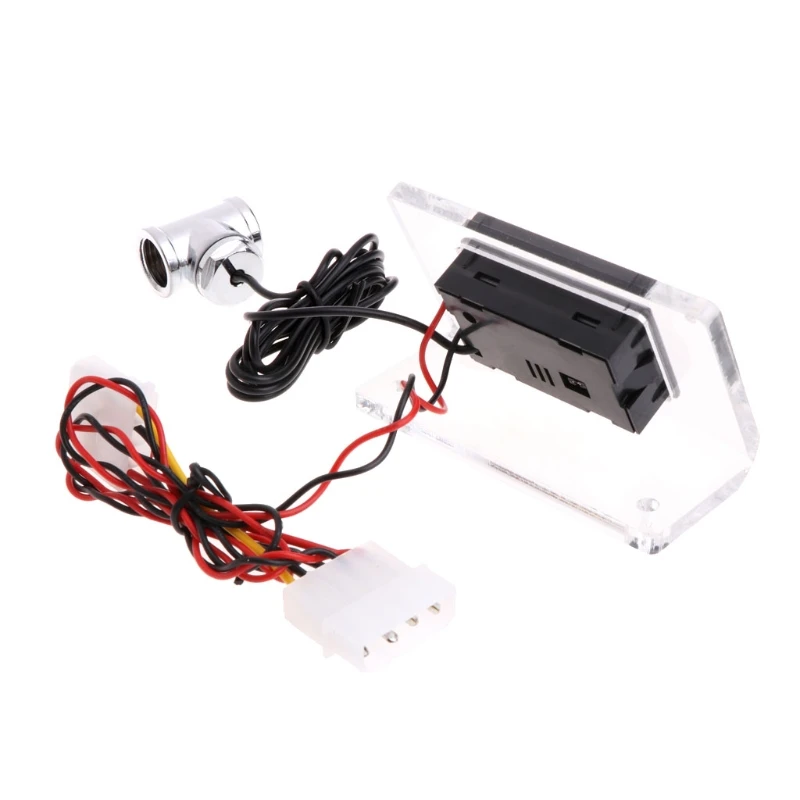 Digital Thermometer Temperature Gauge for PC MOD Water Cooling w/ Frame + Probe 77UD | Инструменты