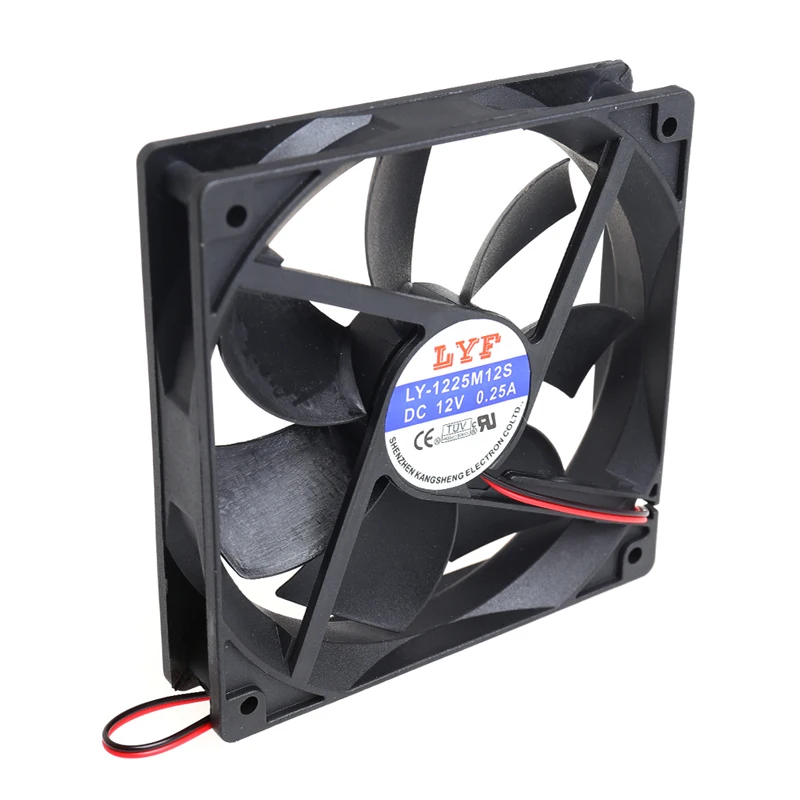 12cm High Speed Computer DC 12V 2Pin PC Case System Hydraulic Cooling Fan 12025
12cm High Speed Computer DC 12V 2Pin PC Case System Hydraulic Cooling Fan 12025