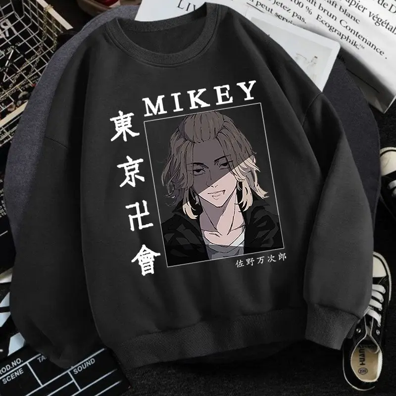 MIKEY Sano Manjiro Graphic Hoodies Tokyo Revengers Sweatshirt TOKYO MANJI-KAI Letter Printed Top Streetweat Crewneck Sweatshirts
MIKEY Sano Manjiro Graphic Hoodies Tokyo Revengers Sweatshirt TOKYO MANJI-KAI Letter Printed Top Streetweat Crewneck Sweatshirts