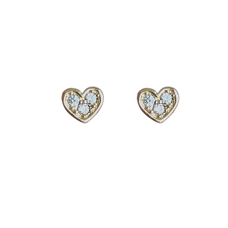 925 Sterling Silver Zircon Heart Charm Stud Earrings For Women Party Jewelry eh179
925 Sterling Silver Zircon Heart Charm Stud Earrings For Women Party Jewelry eh179