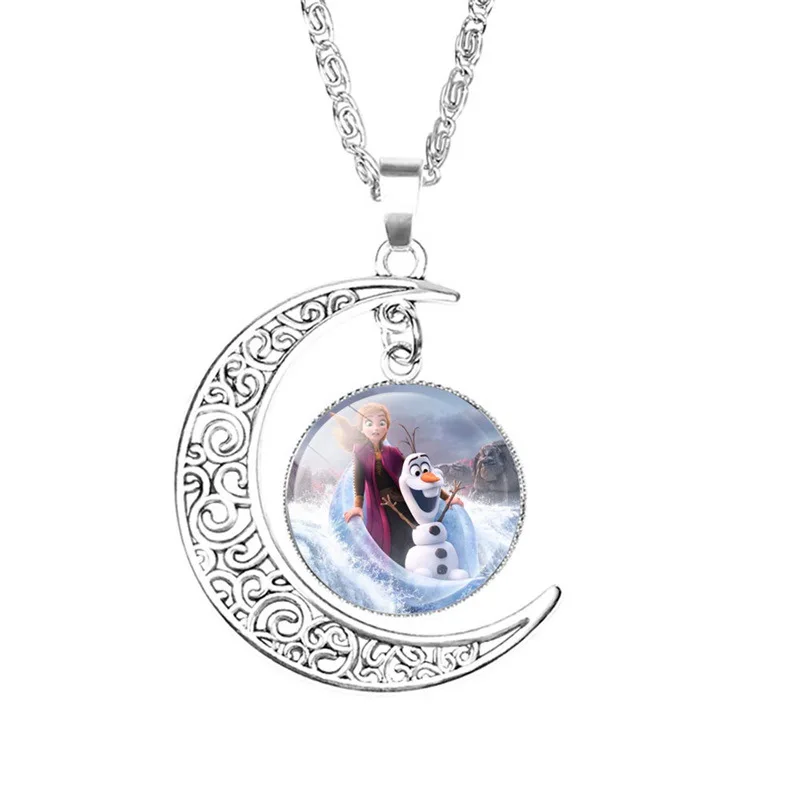 Длинная цепочка Disney Ювелирное Украшение ожерелье с кулоном в виде принцессы
