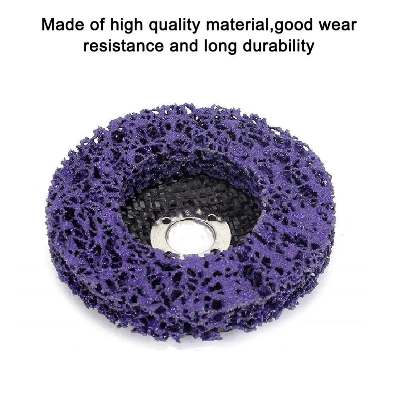 3 Pack- 4 1/2 Inch(115mm) x 7/8 Inch Stripping and Clean Disc for Angle Grinders -Removes Rust,Strips Paint,Cleans Welds
3 Pack- 4 1/2 Inch(115mm) x 7/8 Inch Stripping and Clean Disc for Angle Grinders -Removes Rust,Strips Paint,Cleans Welds