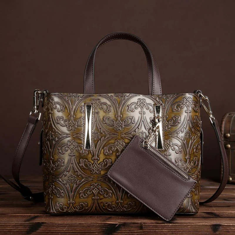New simple retro embossed hand-made women’s handbag lady rub-colored mother-of-two shoulder bags female high-end crossbody bag
New simple retro embossed hand-made women’s handbag lady rub-colored mother-of-two shoulder bags female high-end crossbody bag