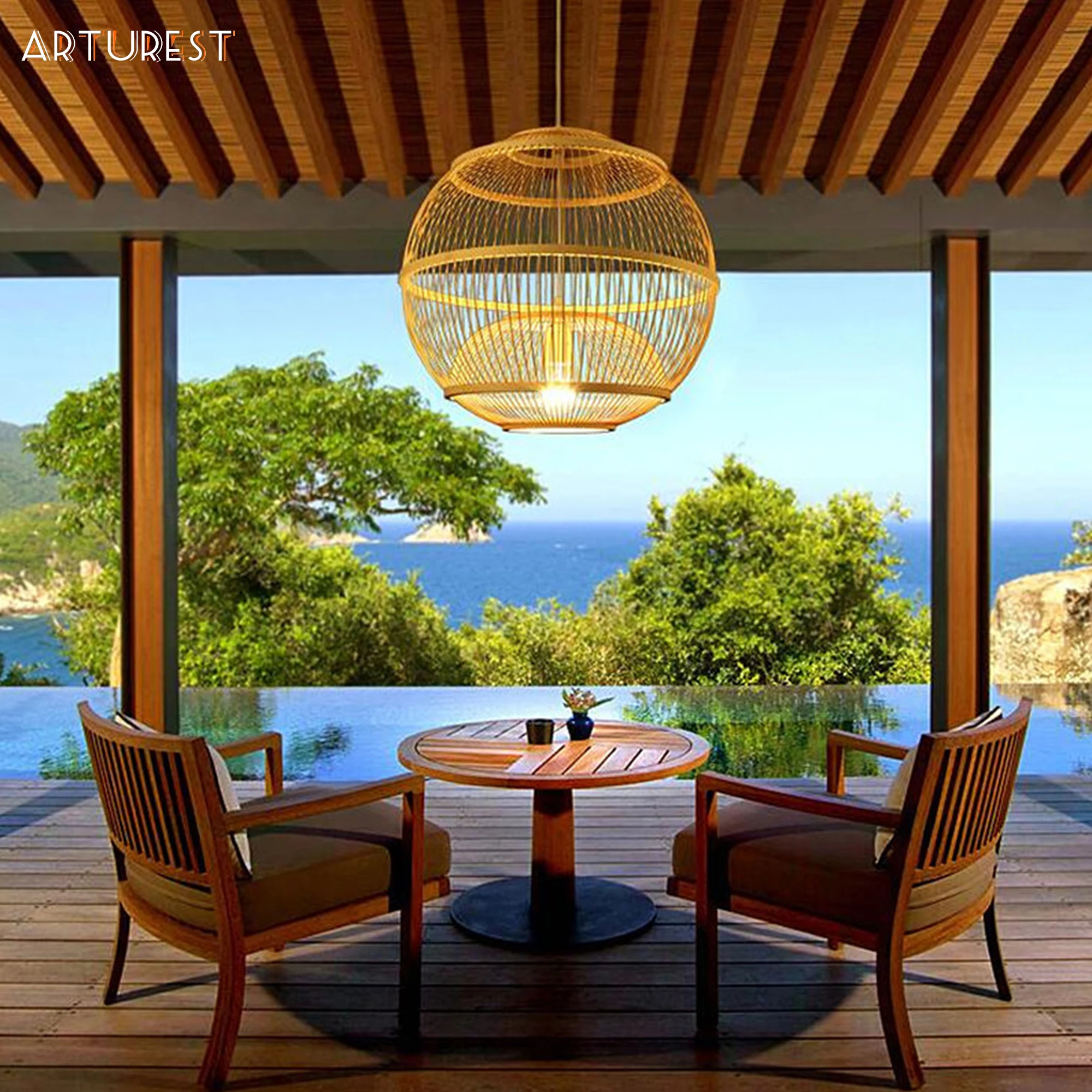 Arturesthome Modern Pendant lights Bamboo lamps For living room Restaurant Rattan light kitchen light lamp fixtures hanging
Arturesthome Modern Pendant lights Bamboo lamps For living room Restaurant Rattan light kitchen light lamp fixtures hanging