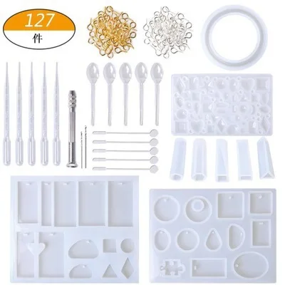 127pcs Resin Silicone Mold DIY Geometric Triangle Mirror Craft Epoxy Resin for Jewelry Making Necklace Pendant Cake Mold
127pcs Resin Silicone Mold DIY Geometric Triangle Mirror Craft Epoxy Resin for Jewelry Making Necklace Pendant Cake Mold