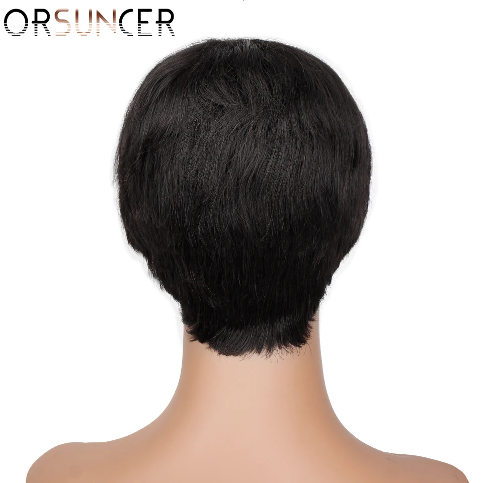 ORSUNCER Short Bob Wigs With Bangs Brazilian Straight 4inch Hair Human Wigs Machine-Made Wigs Non-Remy Hair For Black Women
ORSUNCER Short Bob Wigs With Bangs Brazilian Straight 4inch Hair Human Wigs Machine-Made Wigs Non-Remy Hair For Black Women