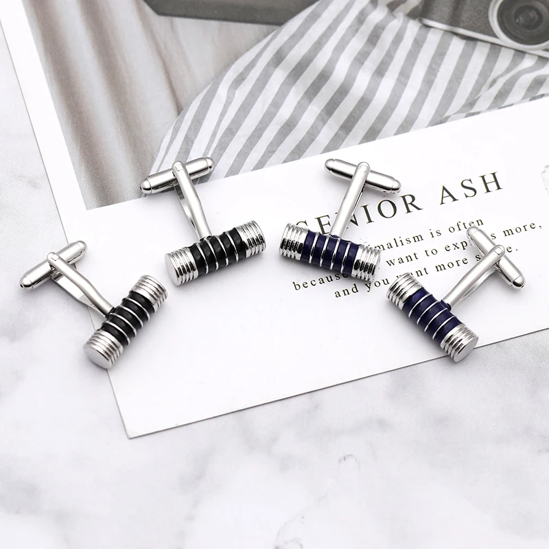 business simple style male cufflinks suit jewelry cufflinks black/blue Round stick men accessories fashion trendy
business simple style male cufflinks suit jewelry cufflinks black/blue Round stick men accessories fashion trendy