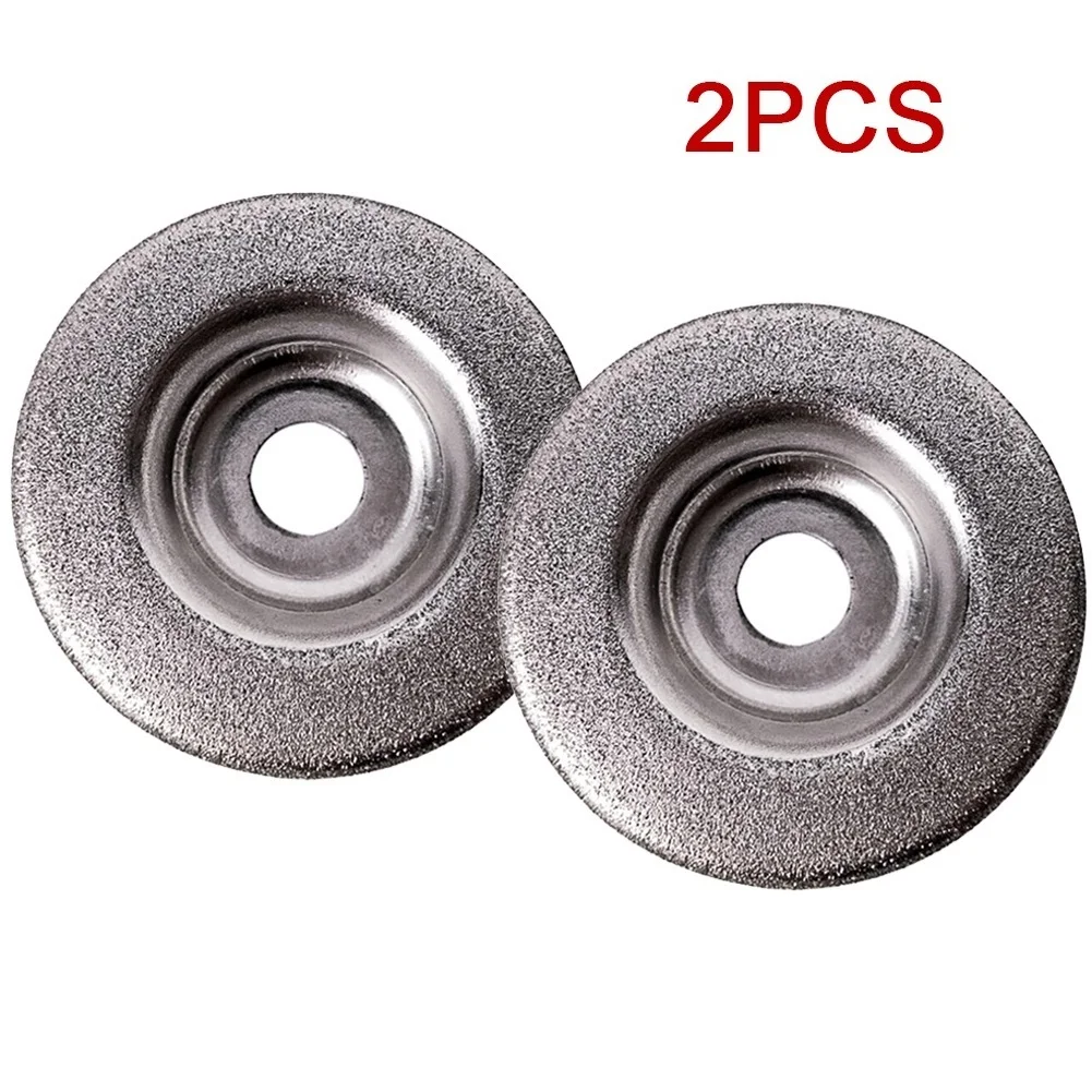 2pcs 50mm Diamond Grinding Wheel Circle Disc Electric Multifunctional Sharpener Cup Milling Cutter Cutting Wheel Rotary Tool
2pcs 50mm Diamond Grinding Wheel Circle Disc Electric Multifunctional Sharpener Cup Milling Cutter Cutting Wheel Rotary Tool