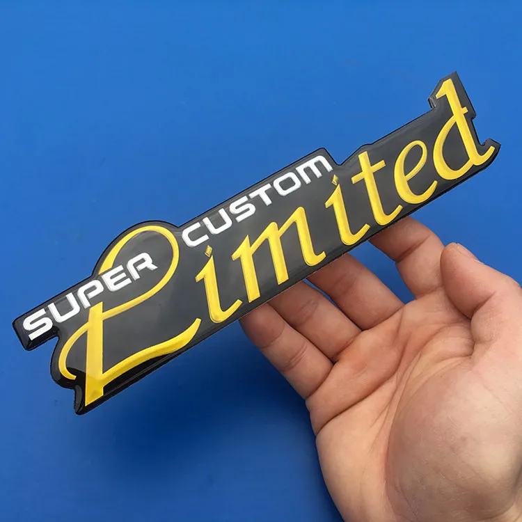 1X 3D Metal SUPER CUSTOM LIMITED Side Badges Rear Emblems Decal Car Stickers For BMW Benz Audi VW Ford Chevrolet Car Styling
1X 3D Metal SUPER CUSTOM LIMITED Side Badges Rear Emblems Decal Car Stickers For BMW Benz Audi VW Ford Chevrolet Car Styling