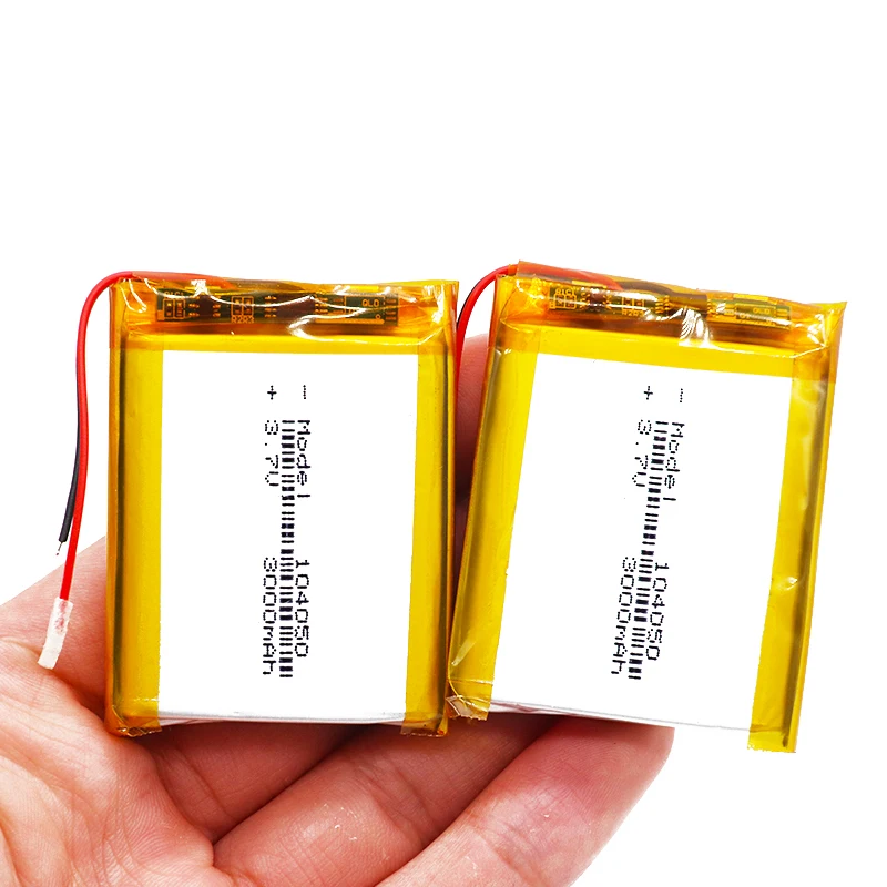 Аккумуляторная батарея 2/4 Li-ion Polymer Po 3 7 В 3000 мА · ч 1/104050 шт. батареи для солнечной