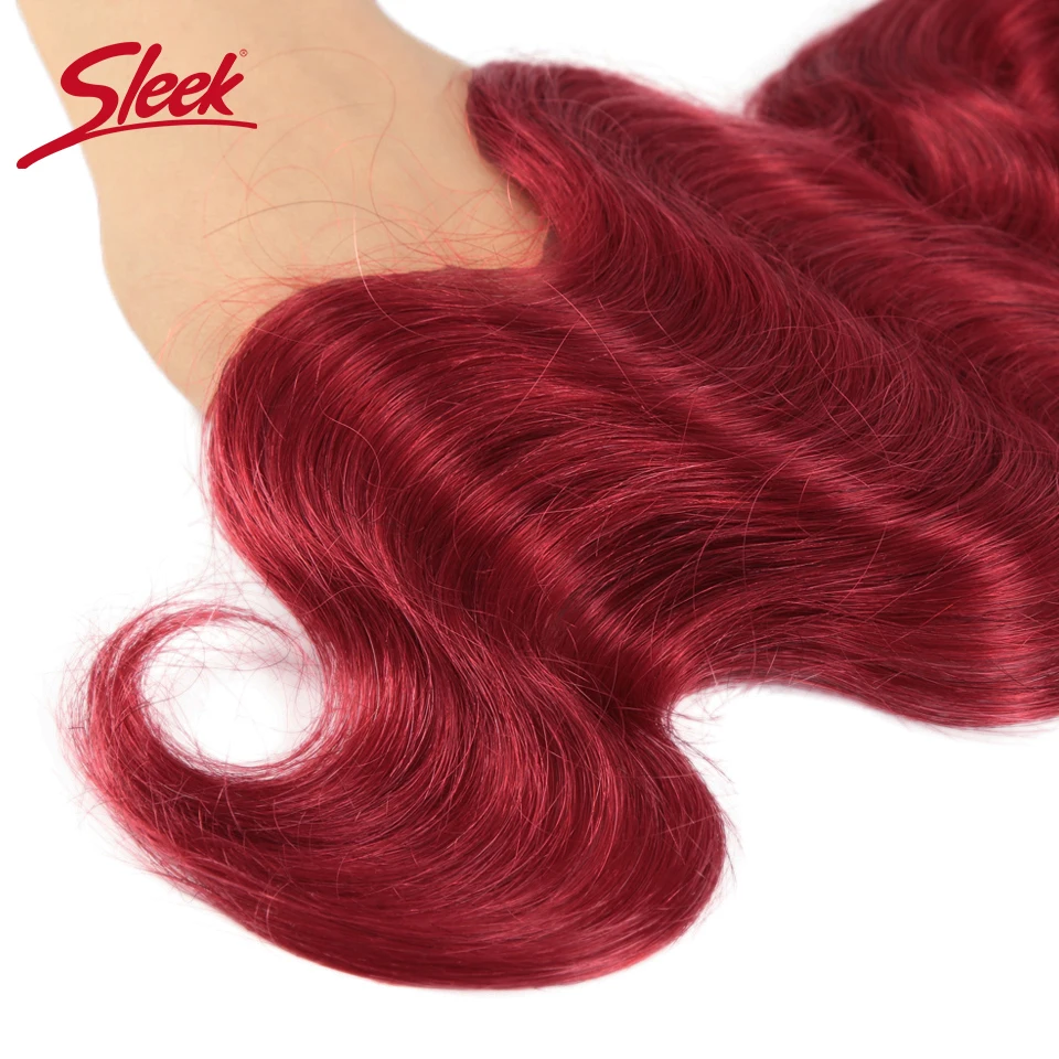 Sleek Brazilian Hair Weave Bundles 8-28 Inches Body Wave Chic Red Color Remy Human Hair Extension 3/4 Bundle Deals Free Ship
Sleek Brazilian Hair Weave Bundles 8-28 Inches Body Wave Chic Red Color Remy Human Hair Extension 3/4 Bundle Deals Free Ship