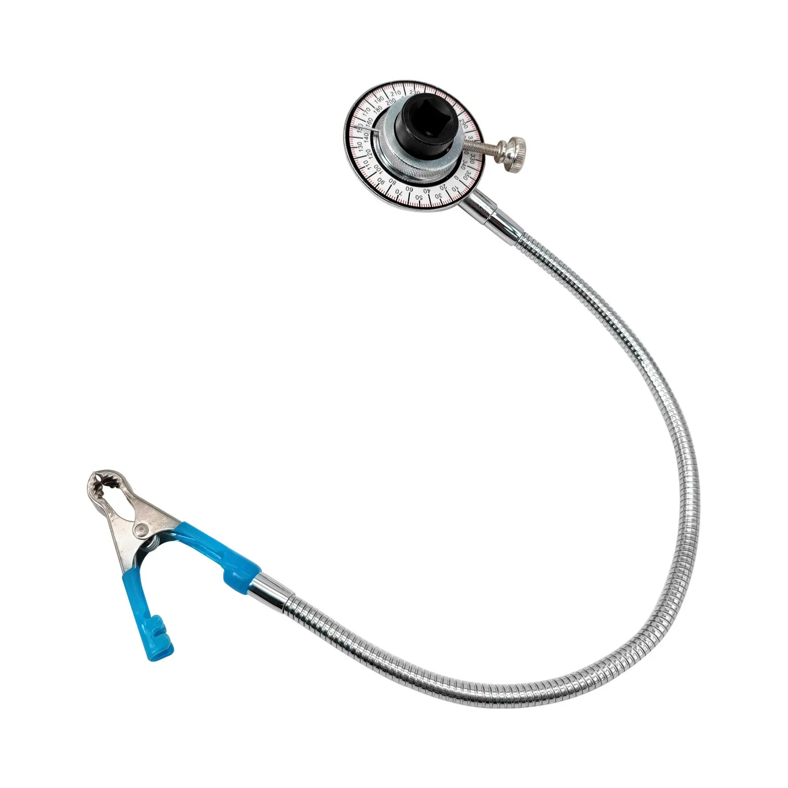 Metal Torque Angle Meter 1/2 inches Drive Wrench Angle Gauge, 50cm/20in Flexible Arm with Clip
Metal Torque Angle Meter 1/2 inches Drive Wrench Angle Gauge, 50cm/20in Flexible Arm with Clip