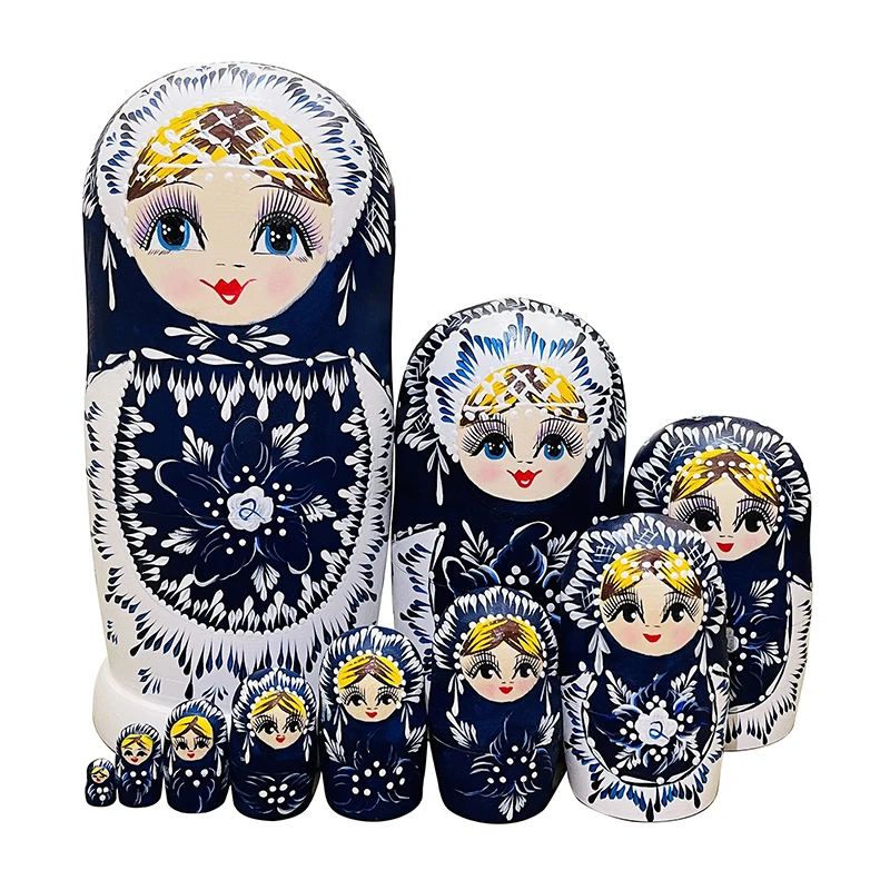 Русские гнездовые куклы для детей, набор из 10 деревянных кукол-матрешек, милые игрушки ручной работы для укладки и гнездовые куклы для малыш...
Русские гнездовые куклы для детей, набор из 10 деревянных кукол-матрешек, милые игрушки ручной работы для укладки и гнездовые куклы для малыш...
