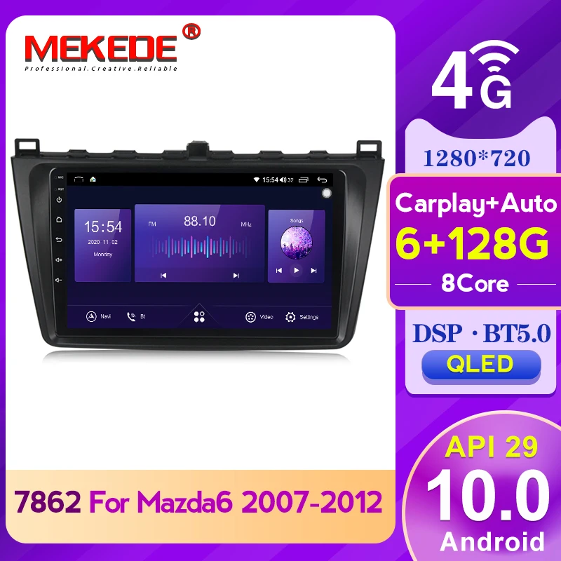 Автомобильный dvd-плеер MEKEDE QLED экран 6G 128G, мультимедийный плеер для Mazda 6 2007-2012 с DSP carplay 4G WIFI BT5.0 SWC 2din, без dvd
Автомобильный dvd-плеер MEKEDE QLED экран 6G 128G, мультимедийный плеер для Mazda 6 2007-2012 с DSP carplay 4G WIFI BT5.0 SWC 2din, без dvd