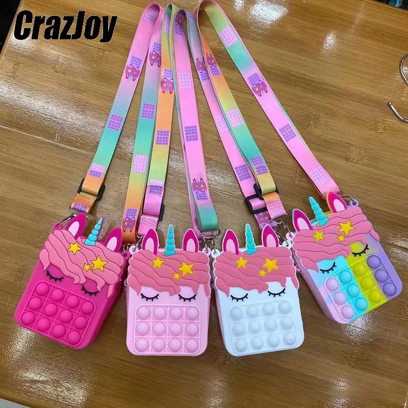New Simpl Dimmer Sensory Silicone Push Bubble Stationery Storage Bag Decompression Unicorn Kawaii Toys For Chidlren Fideget Toys
New Simpl Dimmer Sensory Silicone Push Bubble Stationery Storage Bag Decompression Unicorn Kawaii Toys For Chidlren Fideget Toys