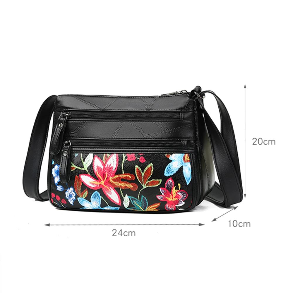 Fashion Flower Printed Shoulder Bag Mommy Women PU Leather Large Capacity Crossbody Bags Multi-Pocket Messenger Shopping Pouch
Fashion Flower Printed Shoulder Bag Mommy Women PU Leather Large Capacity Crossbody Bags Multi-Pocket Messenger Shopping Pouch
